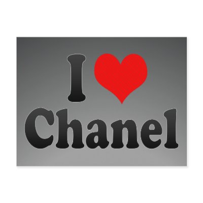 I love Chanel Post Card