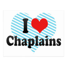 I Love Chaplains Post Cards