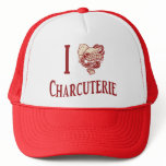 I Love Charcuterie hats