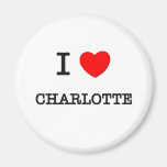 I Love Charlotte Fridge Magnet