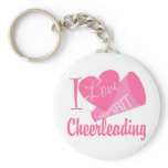 I Love Cheerleading keychains