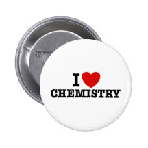 I Love Chemistry Buttons