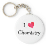I Love Chemistry keychains