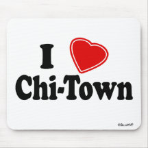I Love Chi-Town Mousemats