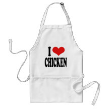 I Love Chicken Apron