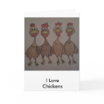 I Love Chicken cards