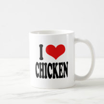 I Love Chicken Mugs