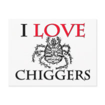 I Love Chiggers postcards