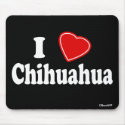 I Love Chihuahua mousepads