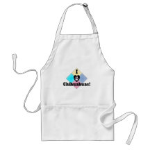 I Love Chihuahuas Apron
