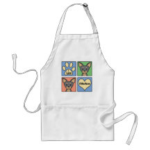 I Love Chihuahuas Aprons