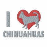I Love Chihuahuas Embroidered Shirt (T-Shirt) embroidered shirts