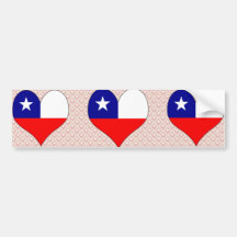 I Love Chile Bumper Stickers