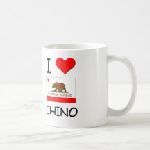I Love CHINO California Mugs