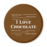I Love Chocolate Gifts magnets