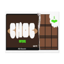 I Love Chocolate Mint postcards