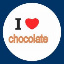 I love chocolate stickers