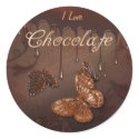 I Love Chocolate stickers