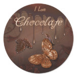 I Love Chocolate stickers
