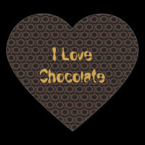 I Love Chocolate stickers