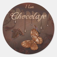 I Love Chocolate Sticker