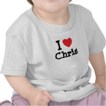 I love Chris heart custom personalised