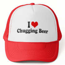 I Love Chugging Beer Mesh Hat