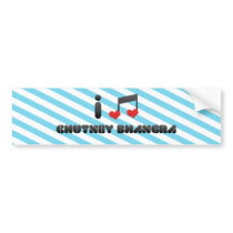 I Love Chutney Bhangra Bumper Stickers