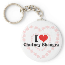 I Love Chutney Bhangra Keychains