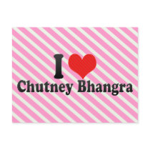 I Love Chutney Bhangra Postcard