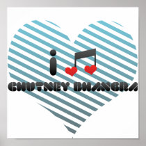 I Love Chutney Bhangra Print