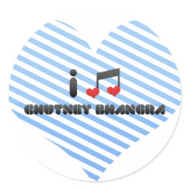 I Love Chutney Bhangra Sticker