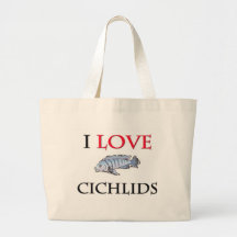 I Love Cichlids Bags