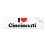 I Love Cincinnati bumper stickers