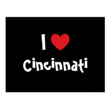 I Love Cincinnati Post Card