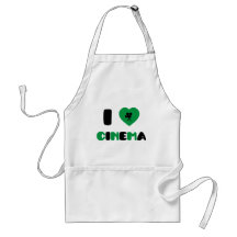 I Love Cinema Apron