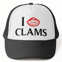 I Love Clams Hat
