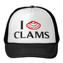 I Love Clams Hat