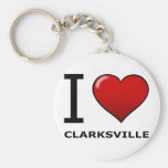 I LOVE CLARKSVILLE,TN - TENNESSEE KEY CHAIN