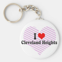 I Love Cleveland Heights, United States Key Chain