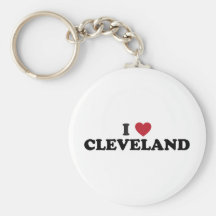 I Love Cleveland Ohio Key Chains