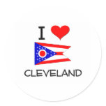 I Love Cleveland Ohio Sticker