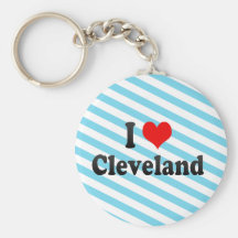 I Love Cleveland, United States Key Chains