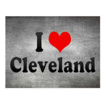 I Love Cleveland, United States Post Card