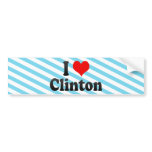 I Love Clinton, United States Bumper Stickers