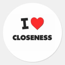 I love Closeness Stickers