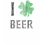 I Love (clover) beer t-shirts