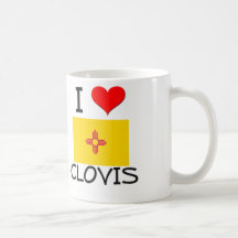 I Love Clovis New Mexico Coffee Mugs