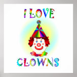 I Love Clowns posters