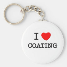 I Love Coating Keychain